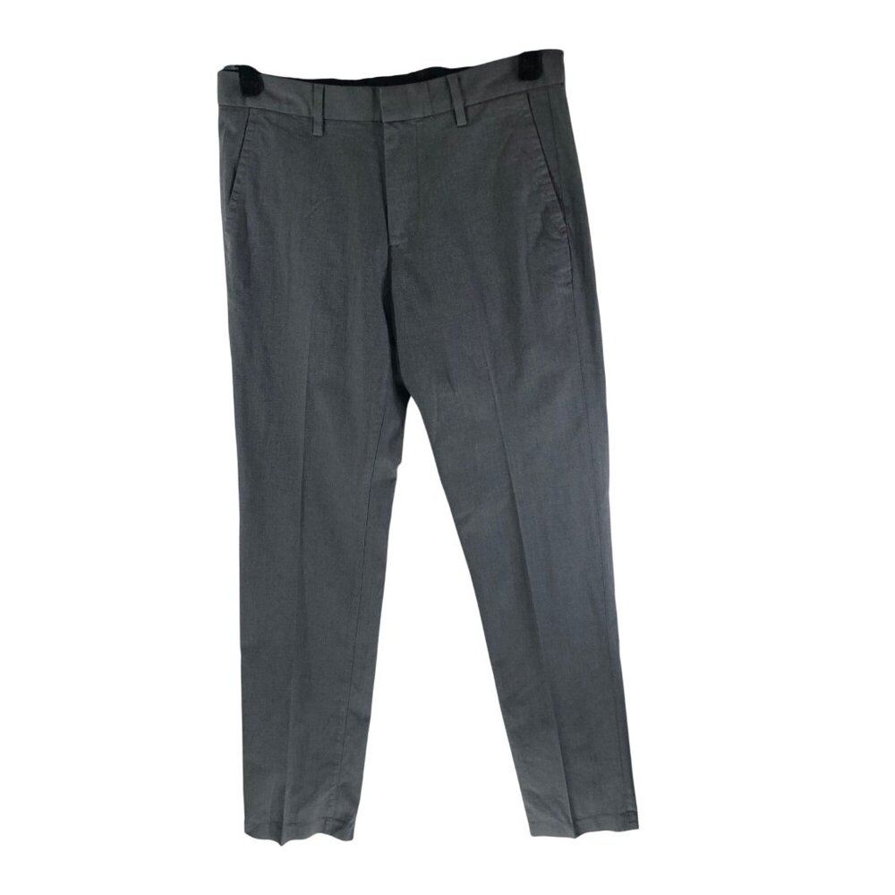Bonobos Mens Tuesday Slim Fit Gray Chinos Cotton Blend Stretch Size 30x32